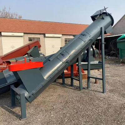 A linha industrial da lavagem do filme do filme agrícola sujo recicla a máquina